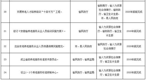 關(guān)于印發(fā)《安徽省構(gòu)建多層次養(yǎng)老服務(wù)體系（2018-2020年）行動(dòng)計(jì)劃》的通知——咨詢策劃服務(wù)方案
